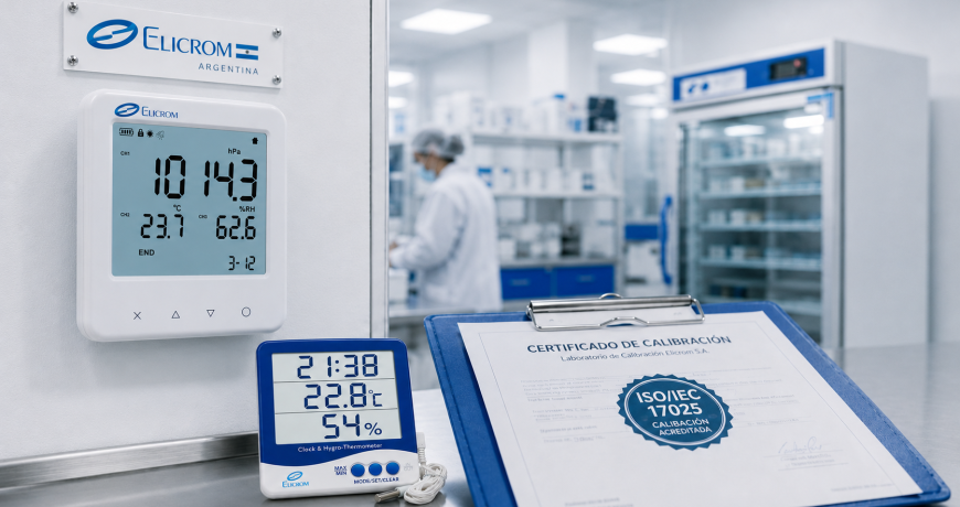 termohigrometro - ELICROM termohigrometros dentro de la empresa de Elicrom argentina